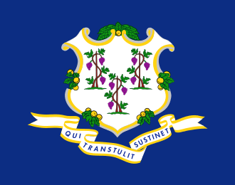 Connecticut drapeau