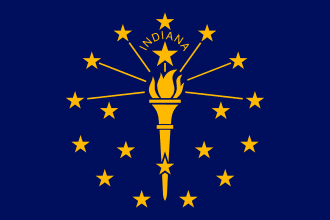 Indiana drapeau