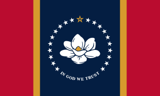 Mississippi drapeau
