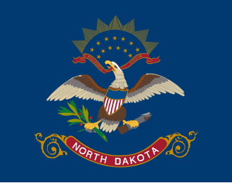 North Dakota drapeau