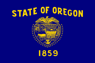 Oregon drapeau