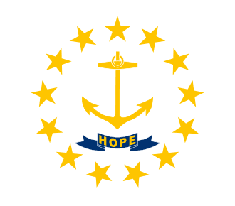 Rhode Island drapeau