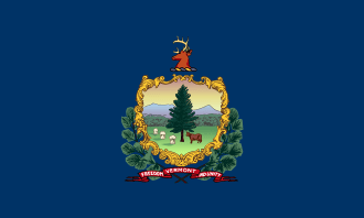 Vermont drapeau